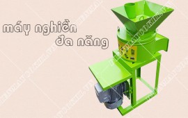 Máy nghiền đa năng hổ trợ giảm chi phí thức ăn trong chăn nuôi