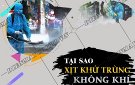 Tại sao phải phun xịt khử trùng không khí