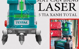 Máy cân bằng laser 5 tia xanh total