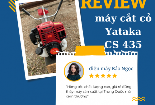 Đánh giá chất lượng máy cắt cỏ Yataka CS 435