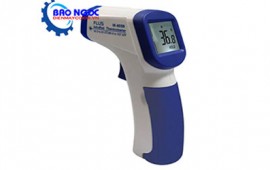 review máy đo nhiệt độ cơ thể thân nhiệt Flus IR-805B