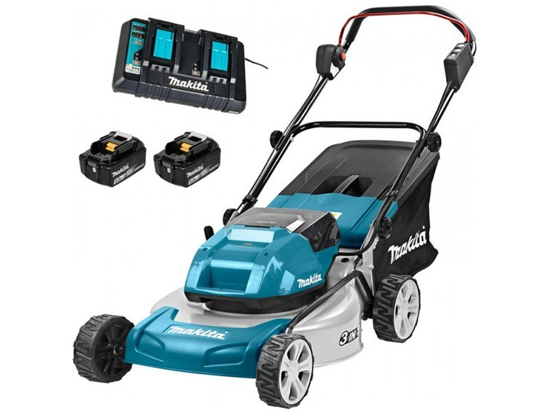 máy cắt cỏ dùng pin công suất lớn Makita DLM460PT2
