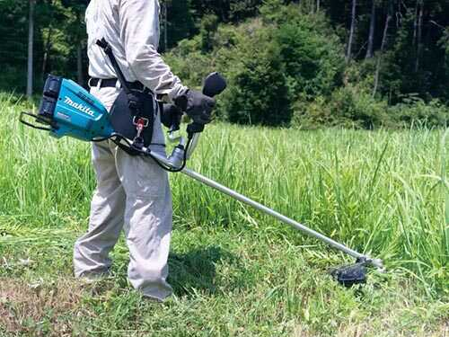 máy cắt cỏ pin Lithium dạng cầm tay đeo vai