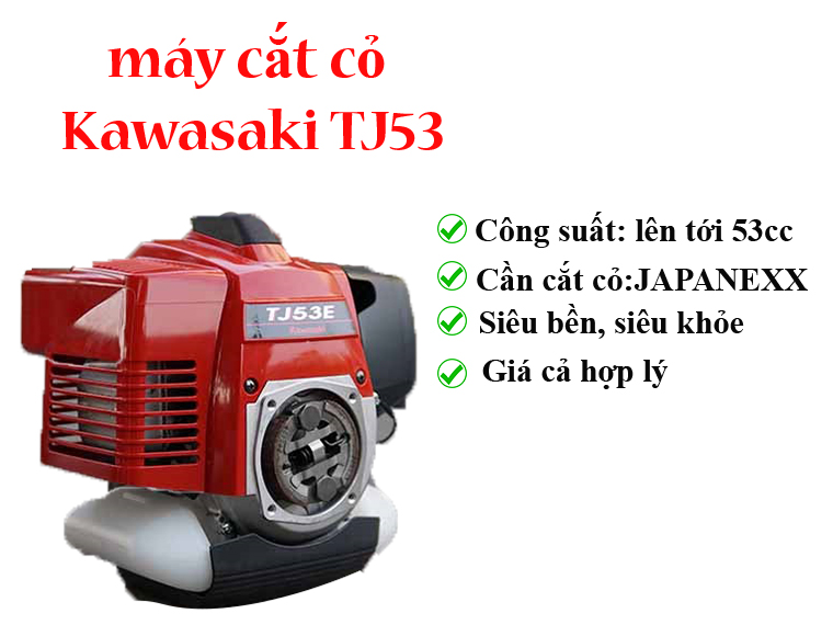 máy cắt cỏ kawasaki TJ53