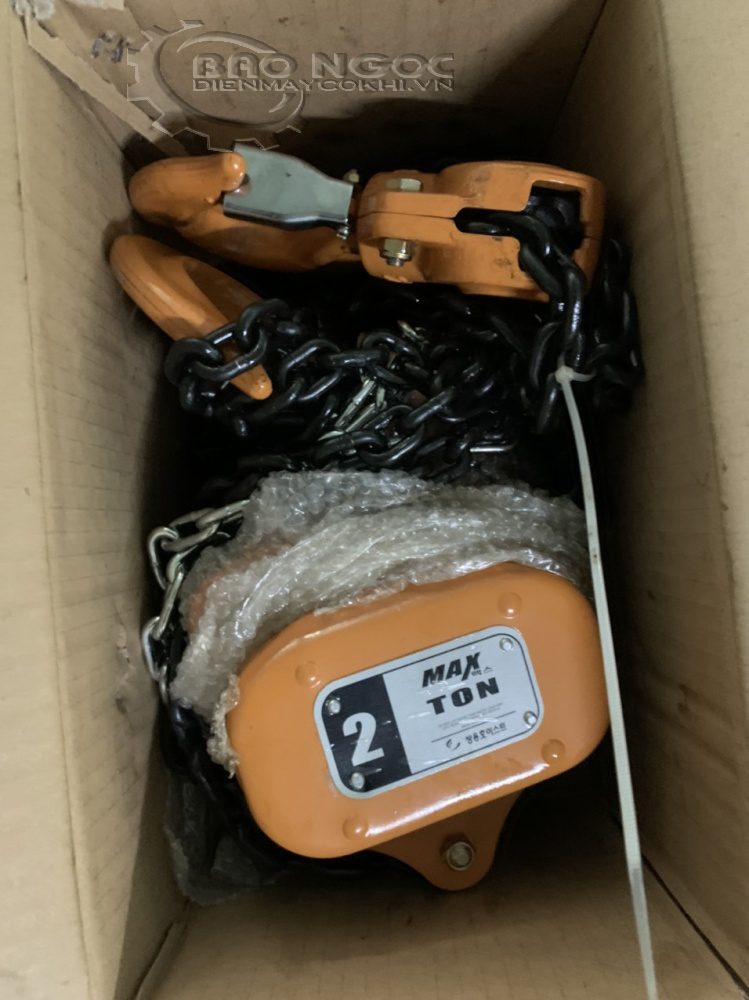 Palang xích kéo tay 2 tấn Max - Điện máy Bảo Ngọc